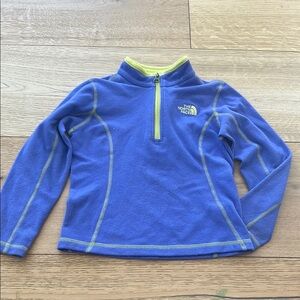 The North Face purple Fleece Pullover girls 5